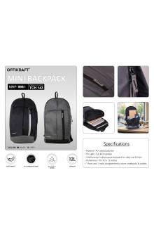 Offikraft Mini Bagpack - Black